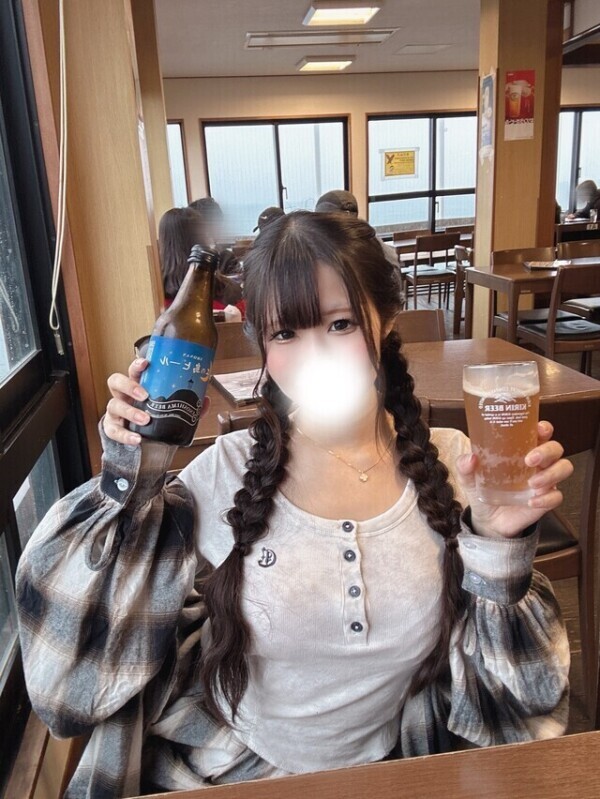 飲んだあとは❔💗