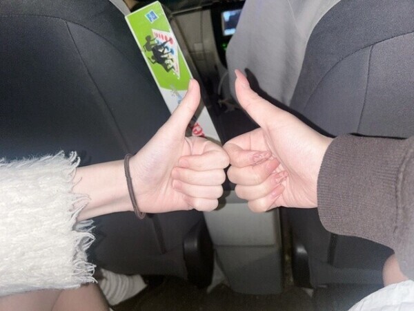 【今日は三人で🤍】