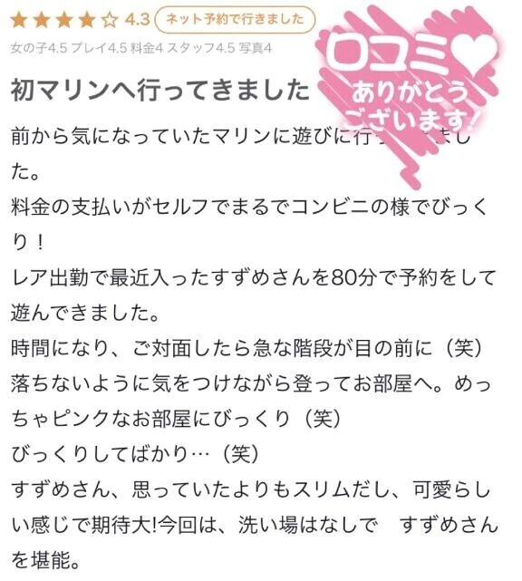 【お礼写メ日記】