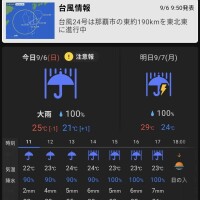 雨は強くなるのかな…？