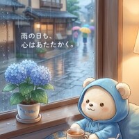雨すね☔