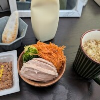 朝ごはん。