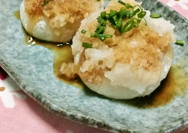 大根おろし餅。