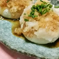 大根おろし餅。