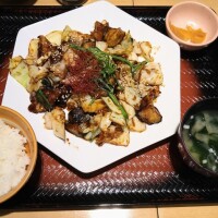茄子と豚肉のコク旨味噌炒め
