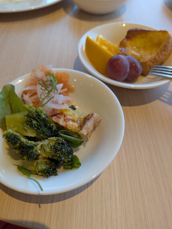 朝食ビュッフェって選べない🥺