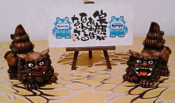 玄関の守り神✨
