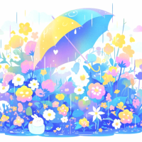 夕方〜夜にかけての☂️
