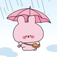 雨の中☔️