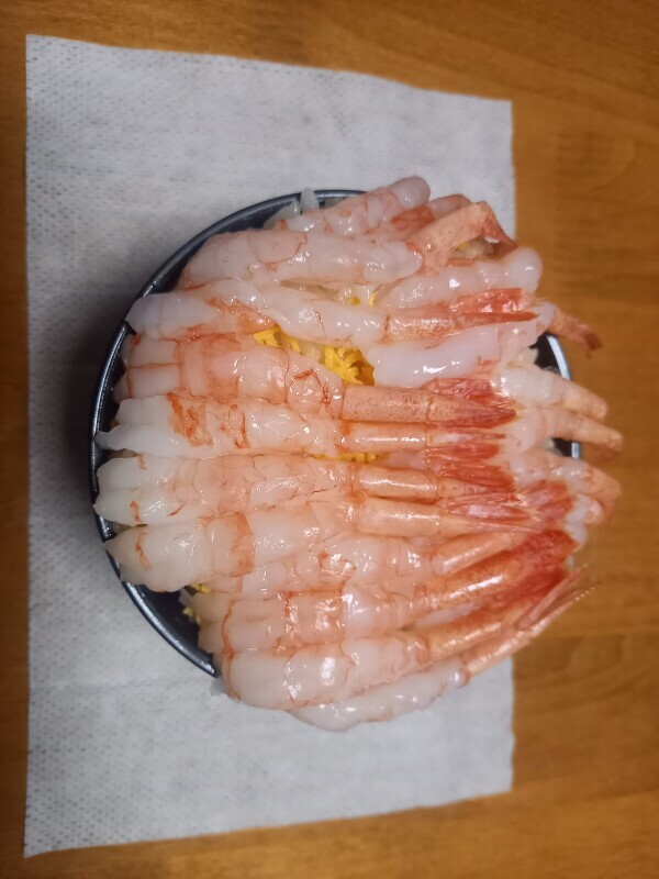 甘えびもりもり丼🦐