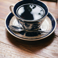 食後の珈琲は30分後☕