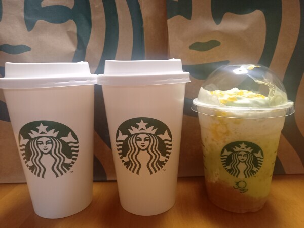 念願のスタバ🍈☕😌✨🍈