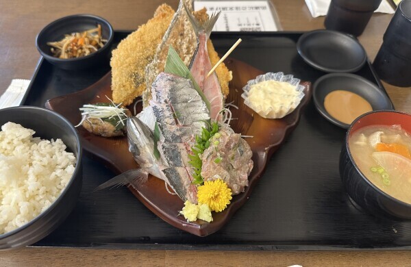 遅めの…