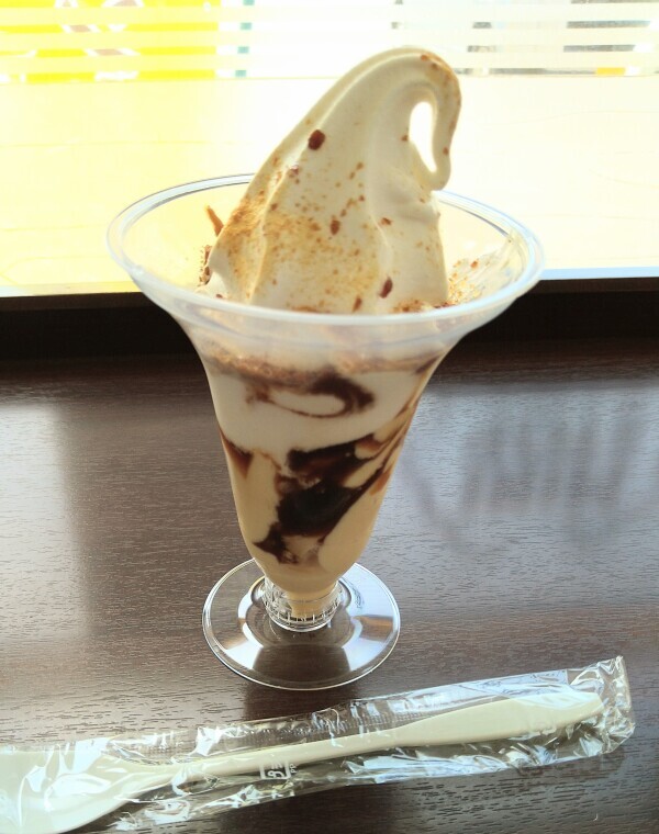 実家寄る前に🍦
