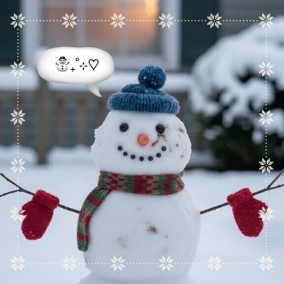 雪がきれいと笑うのは