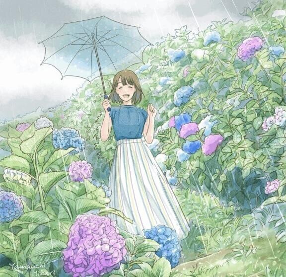 雨と私とアナタ?