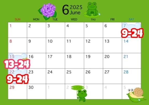 6月のさやかのま〇こ空き状況?