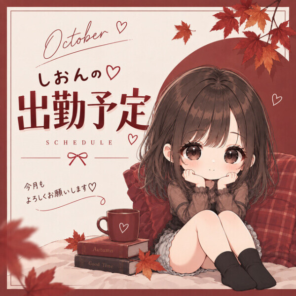 10月予定🍁