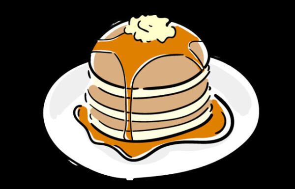 パンケーキ美味しくできた