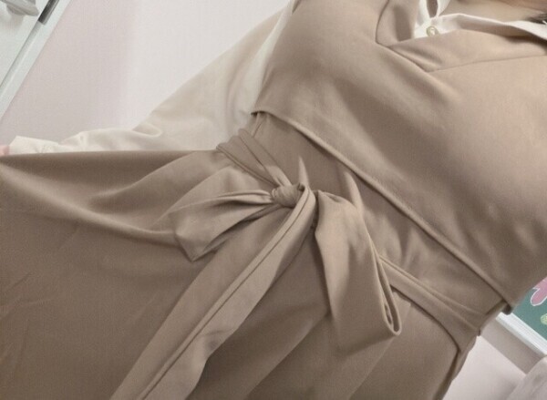 今日可愛いって褒められた服だったの