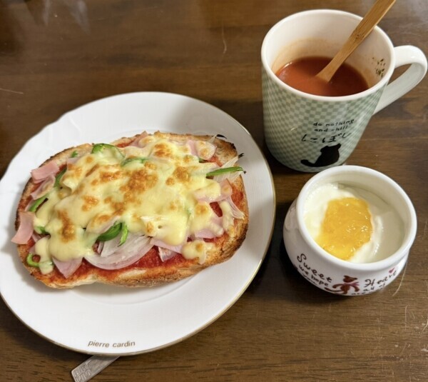 晴れ間を楽しみながら??