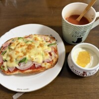 晴れ間を楽しみながら??