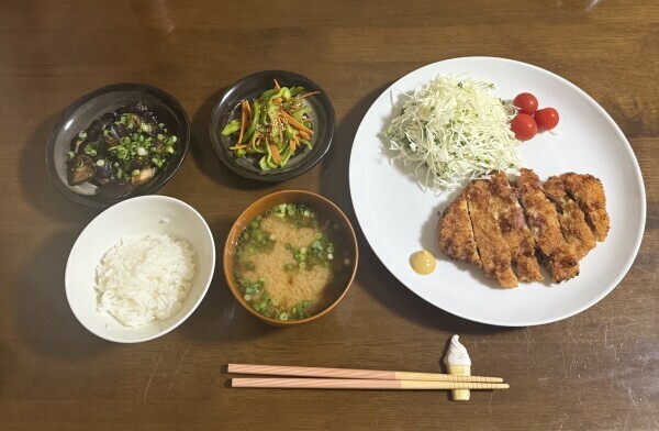 お兄様が喜びそうな夕飯?