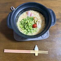 夏の朝もラーメン?