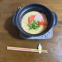 朝からラーメン?