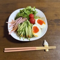 お休みの朝は、さっぱり朝ごはん?