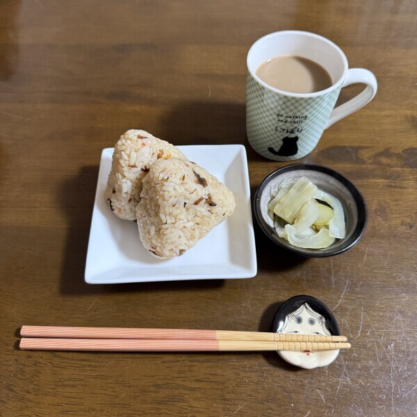 朝ごはんをいただいて?