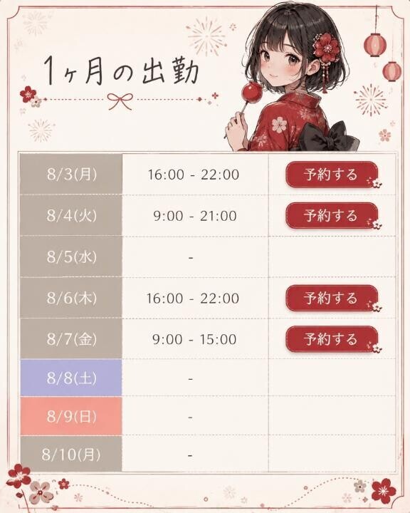 来週のしずく?