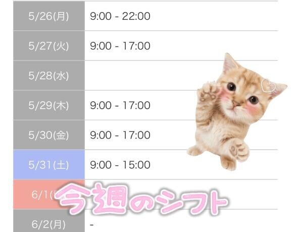 今週?
