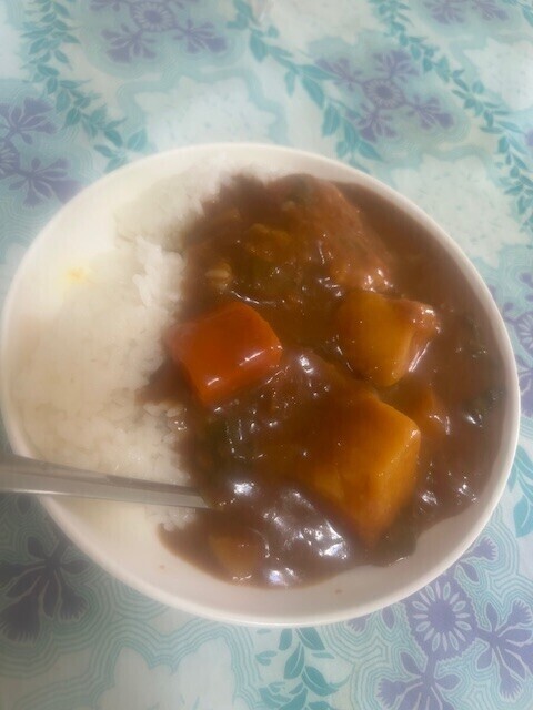 今日はカレー