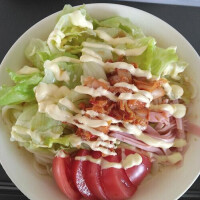 殿方様の残り香とサラダうどん🙇❣️