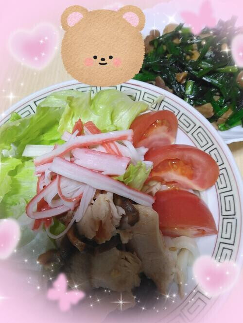 御夕飯のご紹介～🍴🍚そしてご挨拶🤗❣️