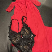 真っ赤なキャバドレス♡