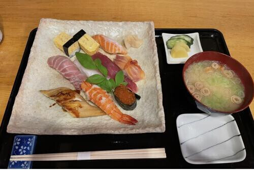 回らないお寿司❤️