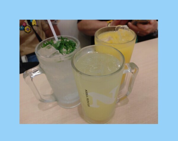 ライブ前に乾杯♪