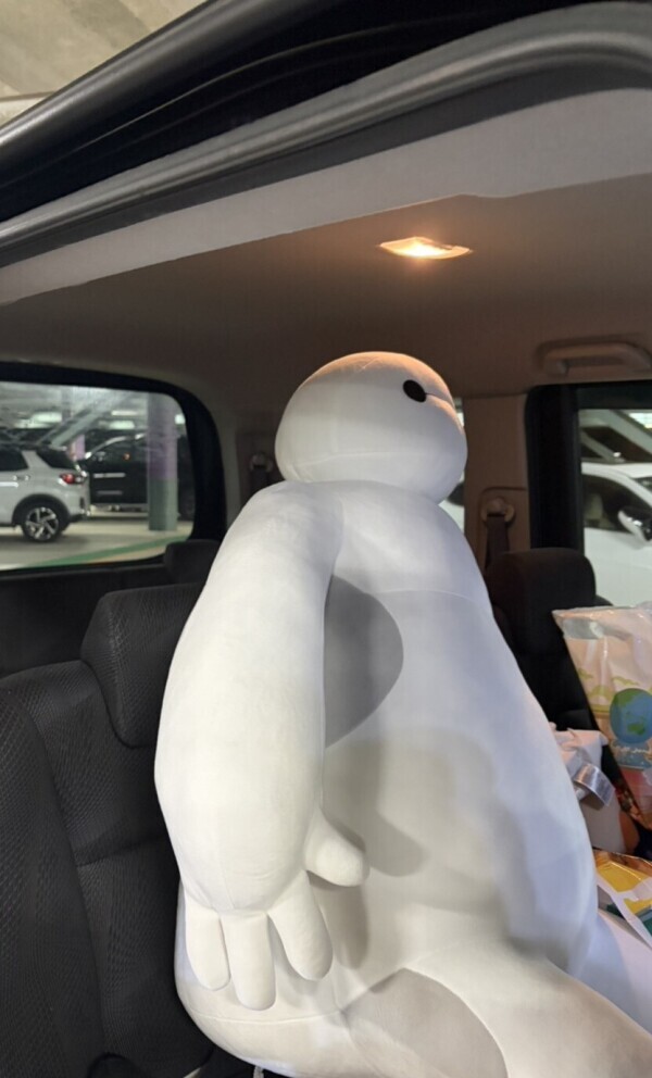 でっかいのが座ってました