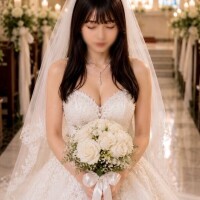 ウェディング姿のあゆみ💕