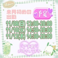 11月の出勤予定のお知らせ- ̗̀📣