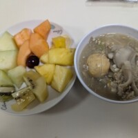 朝ごはん🍈🍍🥝🥣( 1056