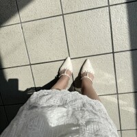 数年ぶりにヒール履いて歩いてる‼️