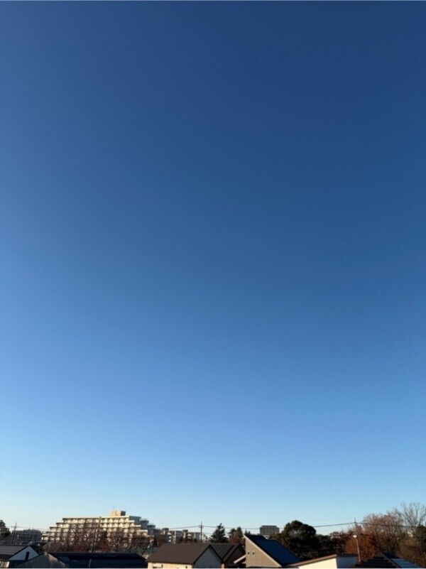 くもひとつなーい☀️