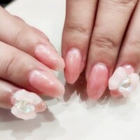 お題：お気に入りのネイルの写真を見せてくださいに回答♪