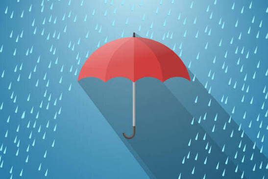 本日は雨
