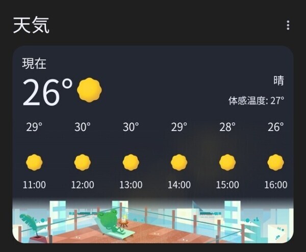 体感温度ほぼ30°Cじゃないの🥵🌡️