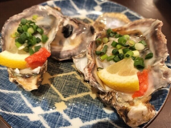 マリと生牡蠣