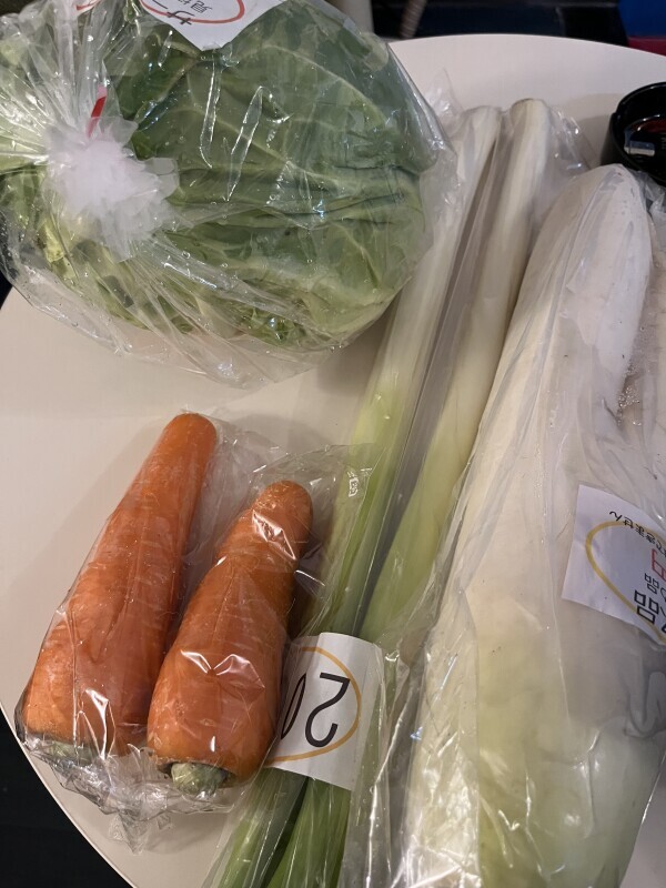 野菜を買いました